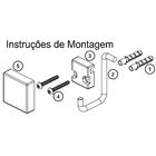 Saboneteira Fixação Por Parafuso - Preta