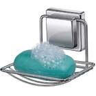 Saboneteira Fixação Ventosa Suporte Porta Sabonete De Parede