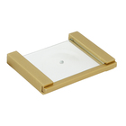 Saboneteira Gold Quartzo Fani em Metal Fani