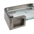 Saboneteira Grafite Escovado em Metal Essence Fani