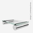 Saboneteira Inox Patmos Prata Escovado Acetinado