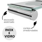 Saboneteira Inox Patmos Prata Escovado Acetinado