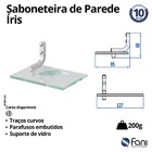 Saboneteira Iris 4100c42 Cromado Fani