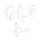 Saboneteira Líquida 500ml Aço Inox Escovado Biovis*