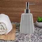 Saboneteira Liquida Modelagem De Cerâmica Lavabo Branco Luxo
