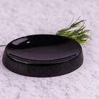 Saboneteira Oval Preto