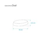 Saboneteira Oval Preto