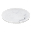 Saboneteira para Bancada Oval Plástico Branco Banheiro Oikos