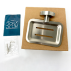 Saboneteira Para Banheiro De Parede Aço Inox 304 Porta Sabone