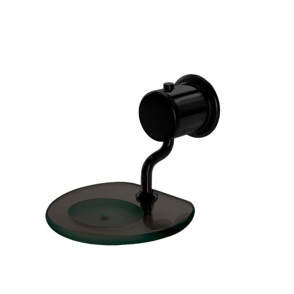 Saboneteira Para Banheiro Super Luxo Preto Fosco