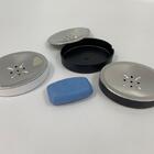 Saboneteira Para Nicho Ou Bancada De Inox Com Reservatório Pr