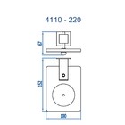 Saboneteira Parede Bella Grafite Escovado Fani