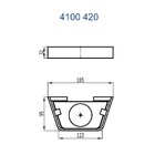Saboneteira Parede Essence Grafite Escovado Fani