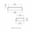 Saboneteira Parede - Exata