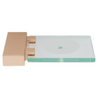 Saboneteira Parede Horus Champanhe Fani