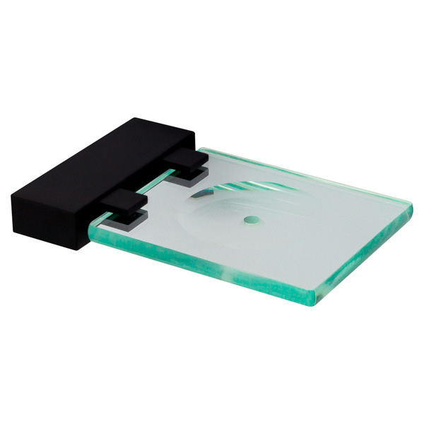 Saboneteira Parede Horus Preto Fosco Fani