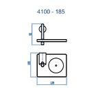 Saboneteira Parede Lunna Champanhe Fani