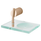 Saboneteira Parede Lunna Champanhe Fani