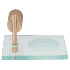 Saboneteira Parede Lunna Champanhe Fani