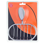 Saboneteira Parede Metal Oval Atacama Prata