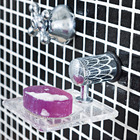 Saboneteira Parede Metal Quadrada Oggi Branco