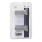 Saboneteira Parede Metal Quadrada Polo Deca