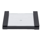 Saboneteira Parede Metal Quadrada Quartzo Black