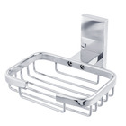 Saboneteira Parede Metal Retangular Santiago Prata