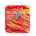 Saboneteira Parede Metal Oval Stylo Cristal