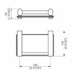 Saboneteira Parede - Ovalle