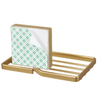 Saboneteira Parede Piatina Dourado Fosco 3M Arthi