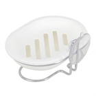 Saboneteira Parede Plástico Oval Acessórios de Bancada Arthi