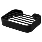 Saboneteira Parede Soft Preto Fosco Fani