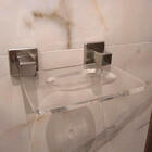 Saboneteira Parede Suporte Porta Sabonete Em Aço Inox Acrílic