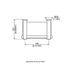 Saboneteira Parede Titânio Perflex