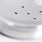 Saboneteira Pia Metal Oval Versailles Prata