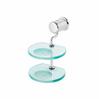 Saboneteira Porta Sabonete Dupla Sabão Em Barra De Vidro