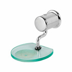 Saboneteira Porta Sabonete Sabão Barra De Vidro Super Luxo