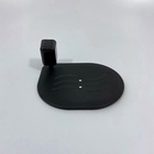 Saboneteira Preta Com Concha De Aço Inox Città Black