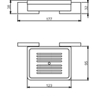 Saboneteira - Preto Fosco - Color Dom