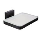 Saboneteira Quadrada  - Preto