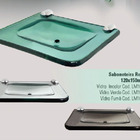 Saboneteira Reta 12x15 Cm - 8mm - Fume