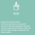 Saboneteira Splash Branco Coza