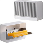 Saboneteira Suporte De Parede Com Gaveta Coletora E Fixação E