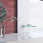 Saboneteira Suporte Vidro Para Banheiro Kit 2 Peças Fenda Alt