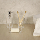 Saboneteira Transparente Acrílico Claire Sensea