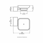 Saboneteira Vidro - Actual