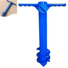 Saca Areia De Rosca Com Encaixe Âncora Para Guarda Sol Ou Var