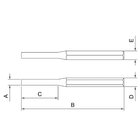 Saca-pino Paralelo 1,9 Mm Tramontina Pro