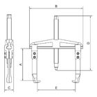 Saca Polia 2 Garras 180mm Tramontina 44025018 Garras Deslizan